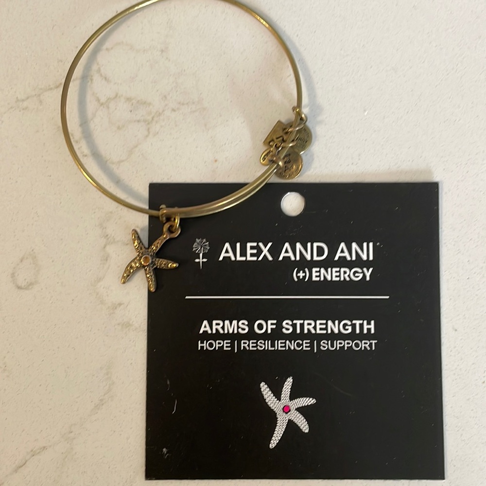 Alex and Ani arms of strength starfish bracelet